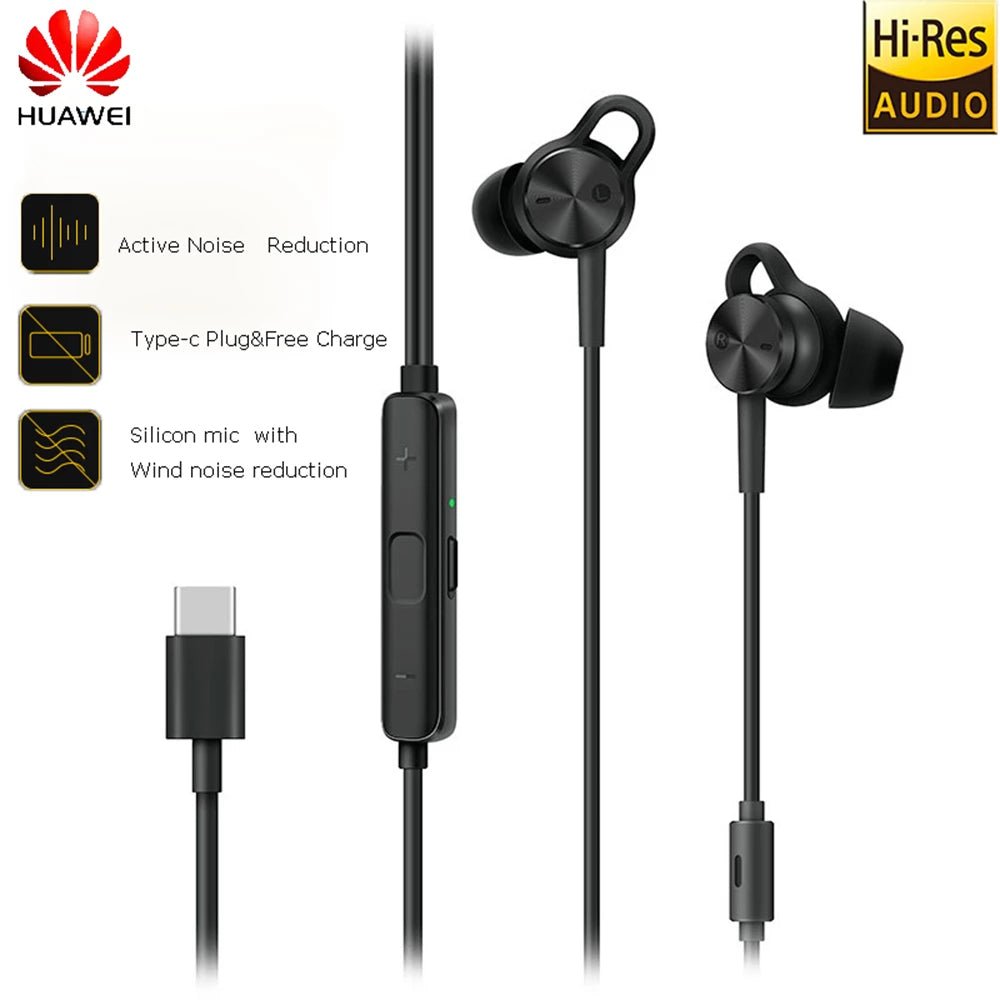 Huawei Active Noise Canceling USB C Headphones - Mobile123