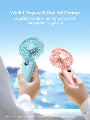 Joyroom Mini Handheld Fan (digital display) CY451 - Mobile123