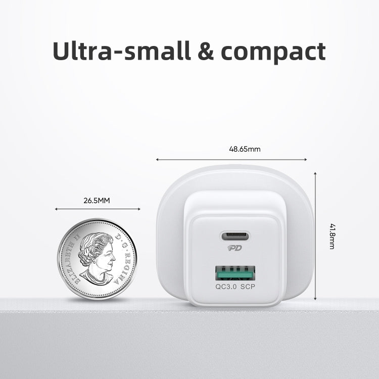 Joyroom PD 30W Type-C + QC 3.0 USB Mini Fast Charger QP303 - Mobile123