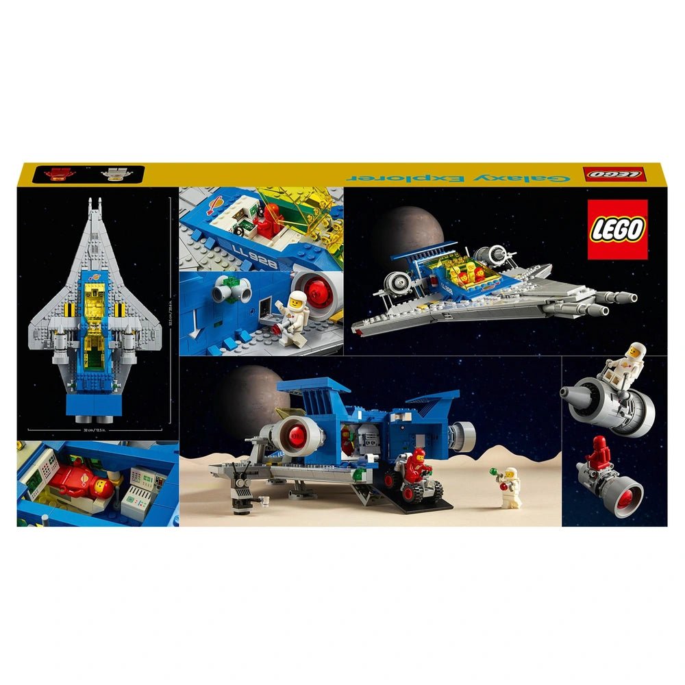 LEGO 10497 Icons Galaxy Explorer Model Spaceship Set - Mobile123