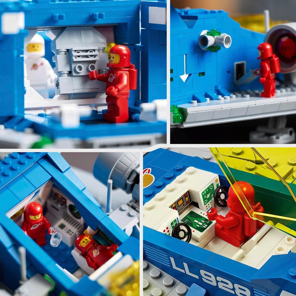 LEGO 10497 Icons Galaxy Explorer Model Spaceship Set - Mobile123