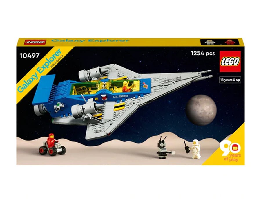 LEGO 10497 Icons Galaxy Explorer Model Spaceship Set - Mobile123