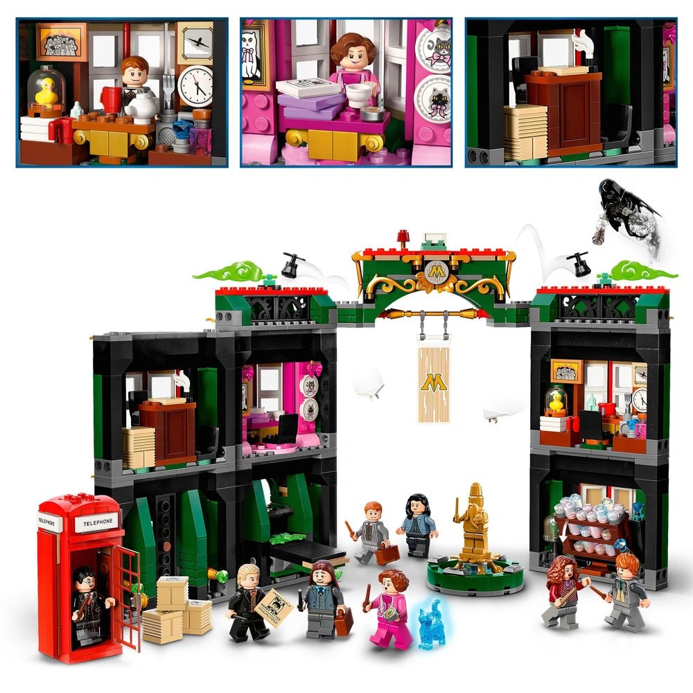 LEGO 76403 Harry Potter The Ministry of Magic Modular Set - Mobile123