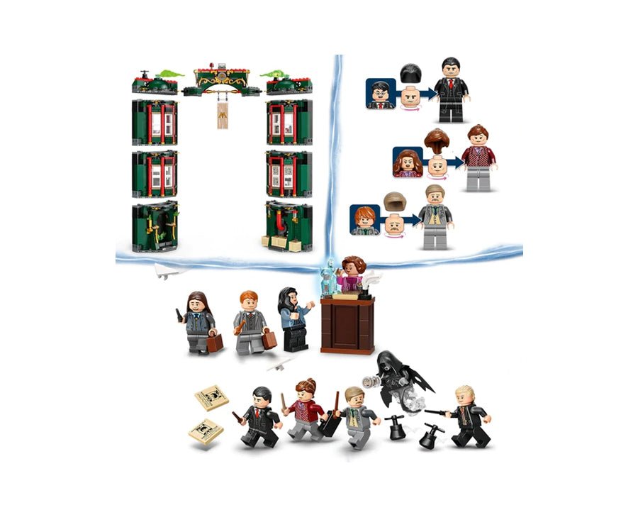 LEGO 76403 Harry Potter The Ministry of Magic Modular Set - Mobile123