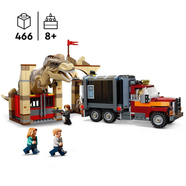 LEGO 76948 Jurassic World T. Rex & Atrociraptor Dinosaur Toy - Mobile123
