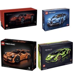 LEGO Technic Luxury Set Porsche 911 GT3 RS(42056) Bugatti Chiron(42083) Ferrari Daytona SP3(42143) Lamborghini Sian FKP37(42115) - Mobile123