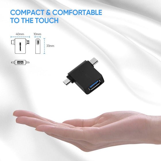 Ugreen USB A to USB C and Micro Adapter - Mobile123